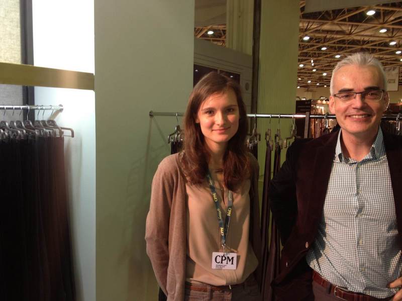 Переводчик с испанского в Москве М. Савченкова на выставке моды CPM c компанией Leandro Bustos.